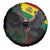 Bolivia Andean Condor Spare Tire Cover Grunge Flag Motif