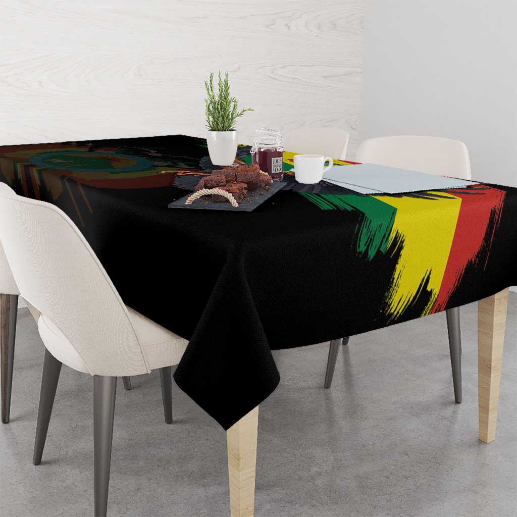 Bolivia Andean Condor Tablecloth Grunge Flag Motif