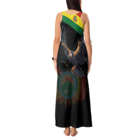 Bolivia Andean Condor Tank Maxi Dress Grunge Flag Motif