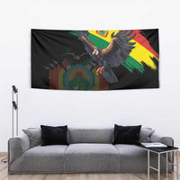 Bolivia Andean Condor Tapestry Grunge Flag Motif