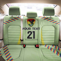 Bolivia Football Custom Back Car Seat Cover Wiphala Flag Pattern Spirit