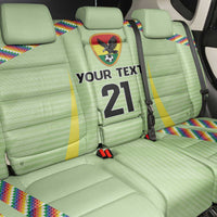 Bolivia Football Custom Back Car Seat Cover Wiphala Flag Pattern Spirit