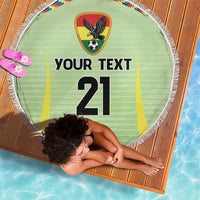 Bolivia Football Custom Beach Blanket Wiphala Flag Pattern Spirit