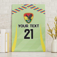 Bolivia Football Custom Canvas Wall Art Wiphala Flag Pattern Spirit