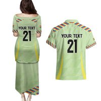 Bolivia Football Custom Couples Matching Puletasi and Hawaiian Shirt Wiphala Flag Pattern Spirit