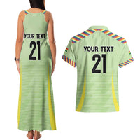 Bolivia Football Custom Couples Matching Tank Maxi Dress and Hawaiian Shirt Wiphala Flag Pattern Spirit