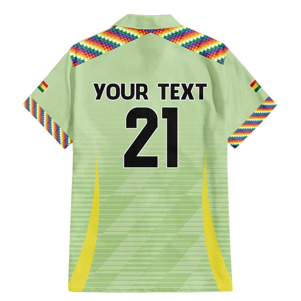 Bolivia Football Custom Family Matching Mermaid Dress and Hawaiian Shirt Wiphala Flag Pattern Spirit