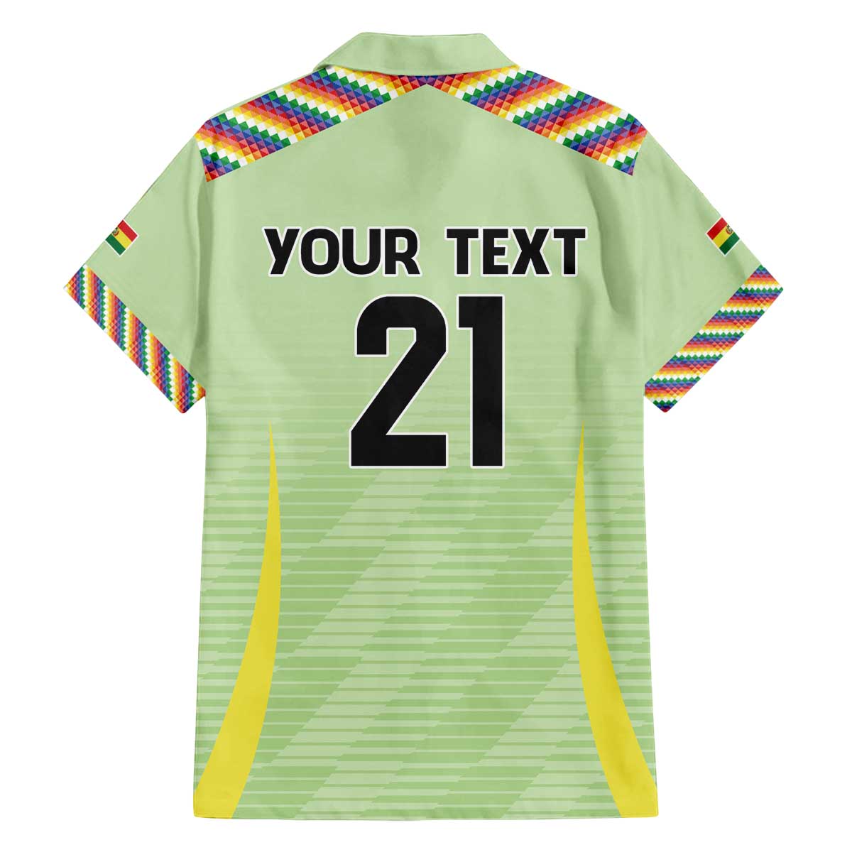 Bolivia Football Custom Family Matching Off The Shoulder Long Sleeve Dress and Hawaiian Shirt Wiphala Flag Pattern Spirit