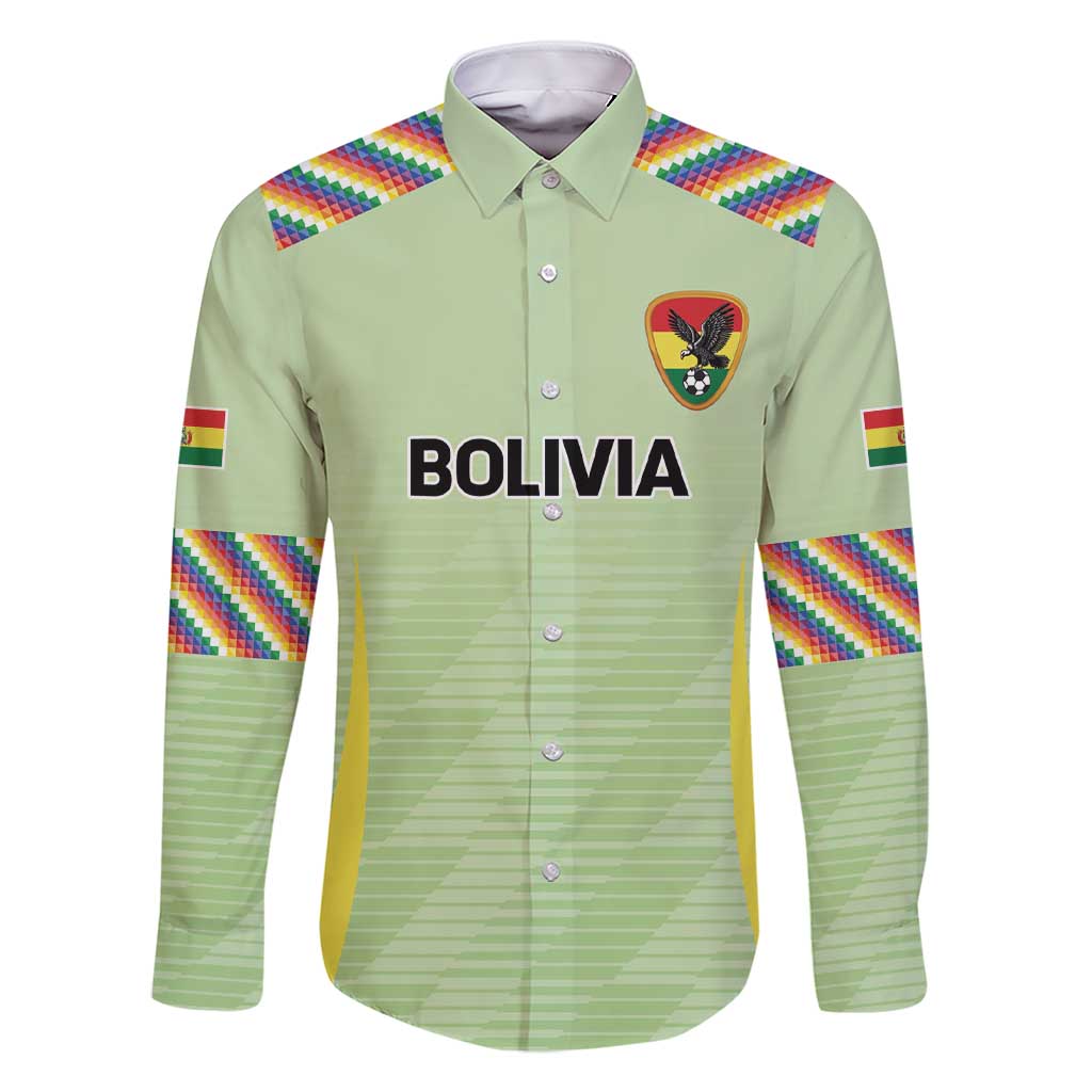 Bolivia Football Custom Family Matching Short Sleeve Bodycon Dress and Hawaiian Shirt Wiphala Flag Pattern Spirit
