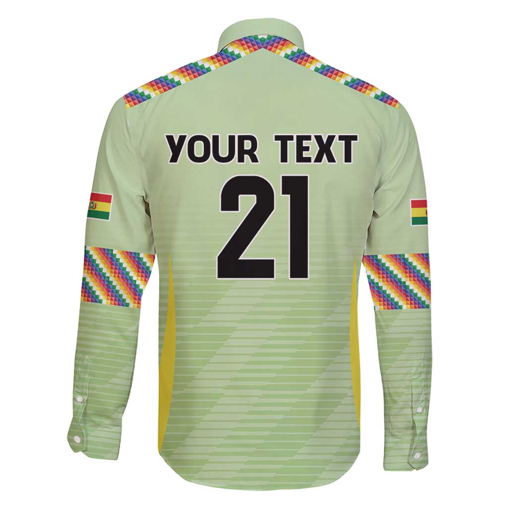 Bolivia Football Custom Family Matching Short Sleeve Bodycon Dress and Hawaiian Shirt Wiphala Flag Pattern Spirit