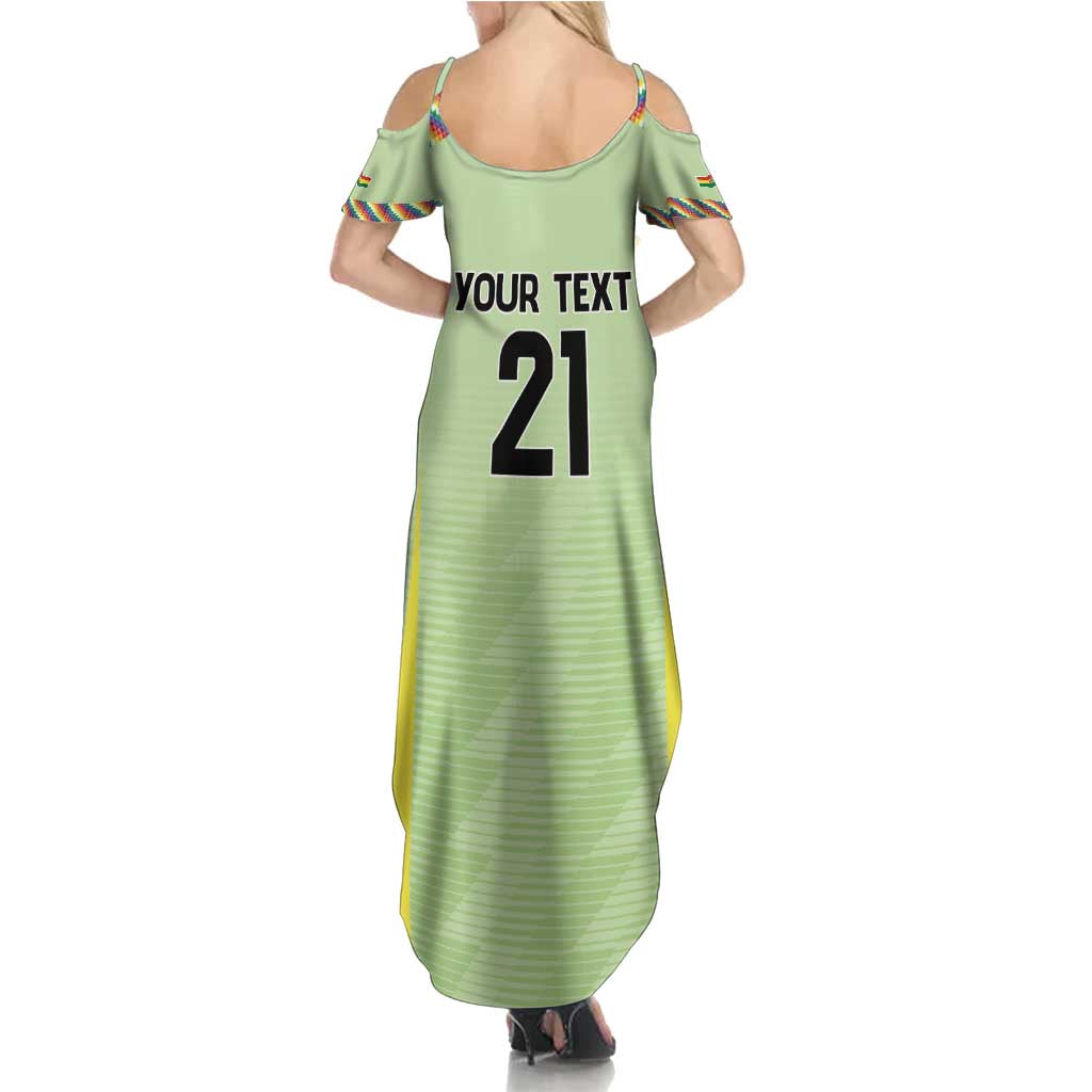 Bolivia Football Custom Family Matching Summer Maxi Dress and Hawaiian Shirt Wiphala Flag Pattern Spirit