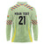 Bolivia Football Custom Long Sleeve Polo Shirt Wiphala Flag Pattern Spirit