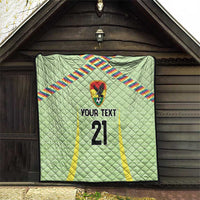 Bolivia Football Custom Quilt Wiphala Flag Pattern Spirit