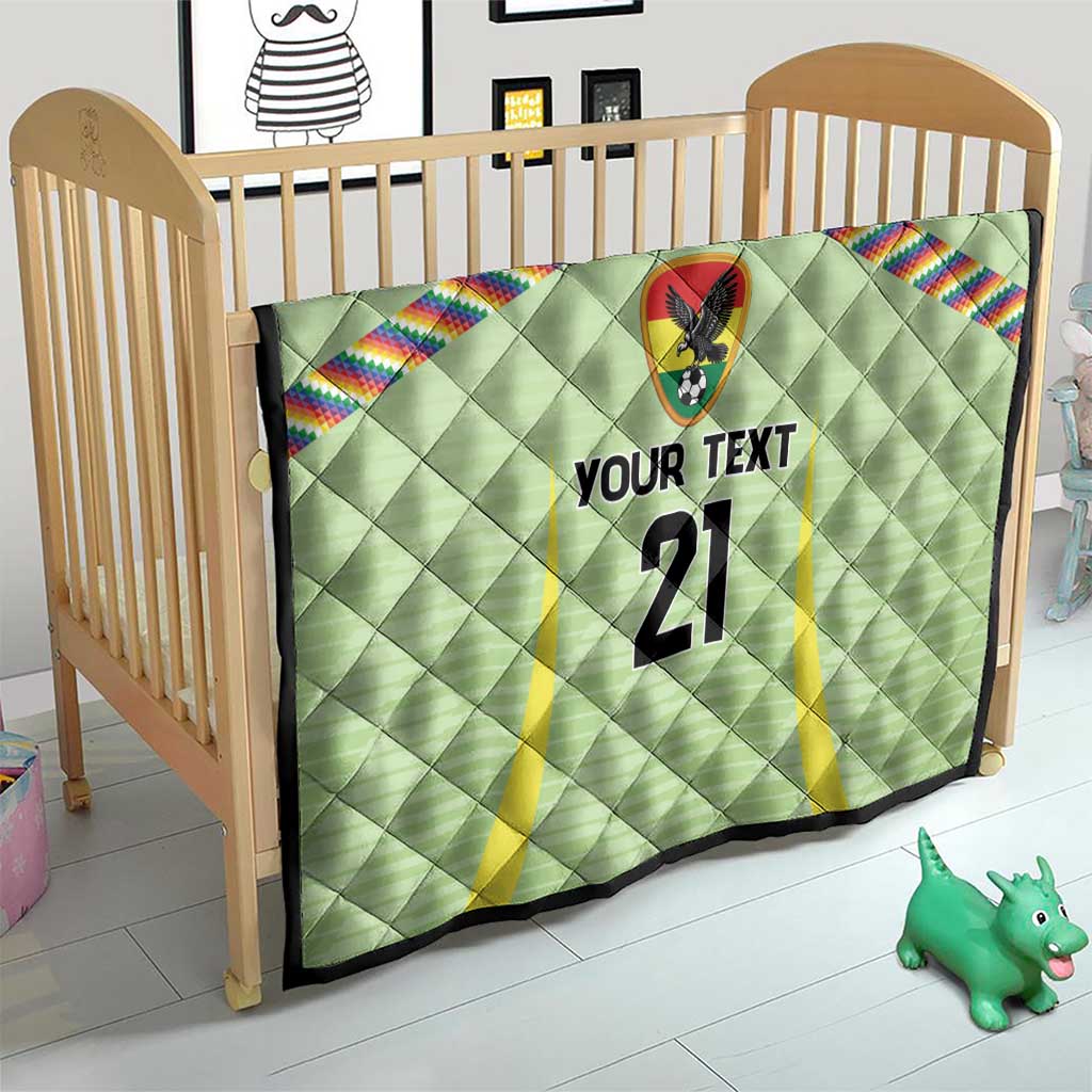 Bolivia Football Custom Quilt Wiphala Flag Pattern Spirit