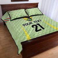 Bolivia Football Custom Quilt Bed Set Wiphala Flag Pattern Spirit