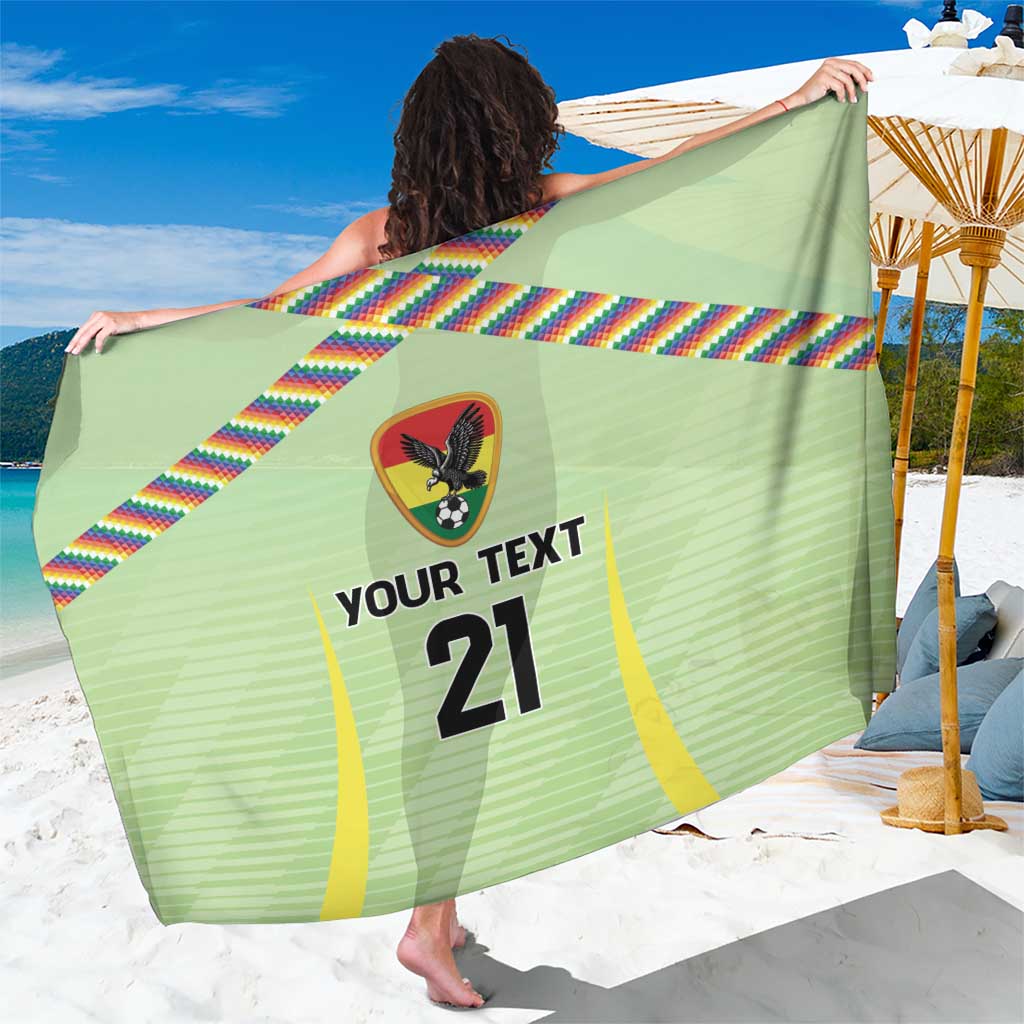 Bolivia Football Custom Sarong Wiphala Flag Pattern Spirit