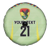 Bolivia Football Custom Spare Tire Cover Wiphala Flag Pattern Spirit