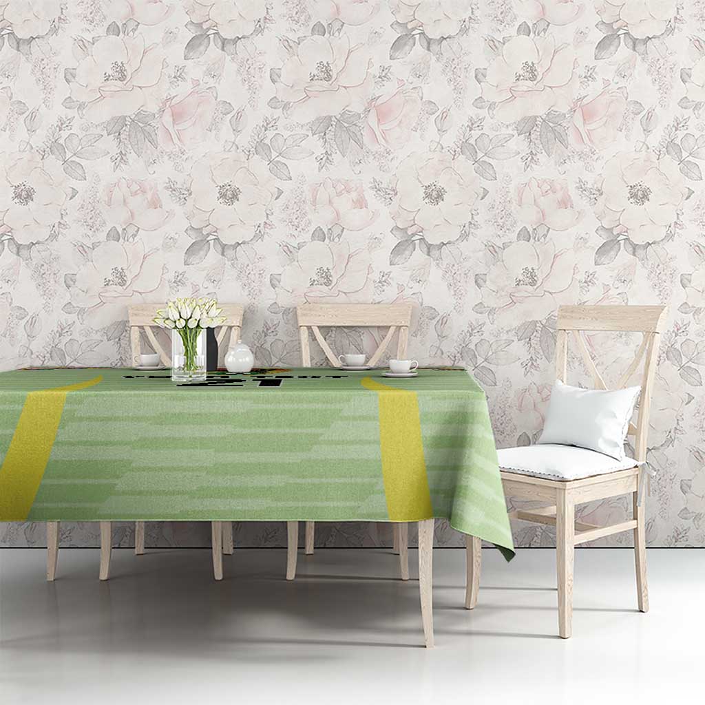 Bolivia Football Custom Tablecloth Wiphala Flag Pattern Spirit