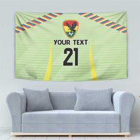 Bolivia Football Custom Tapestry Wiphala Flag Pattern Spirit