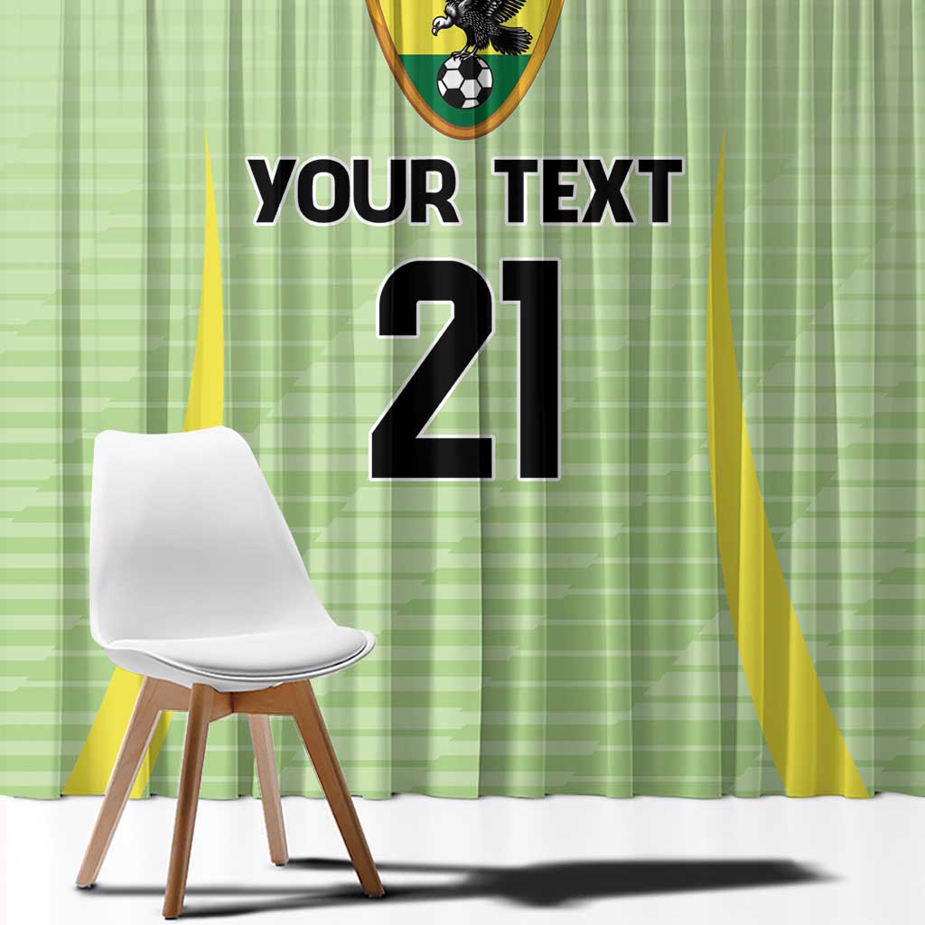 Bolivia Football Custom Window Curtain Wiphala Flag Pattern Spirit