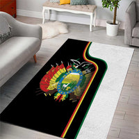 Bolivia Simple Coat of Arm Area Rug