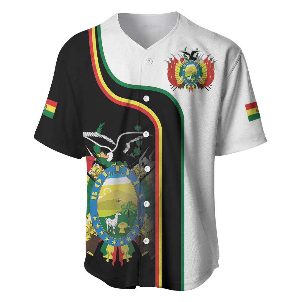 Bolivia Simple Coat of Arm Baseball Jersey