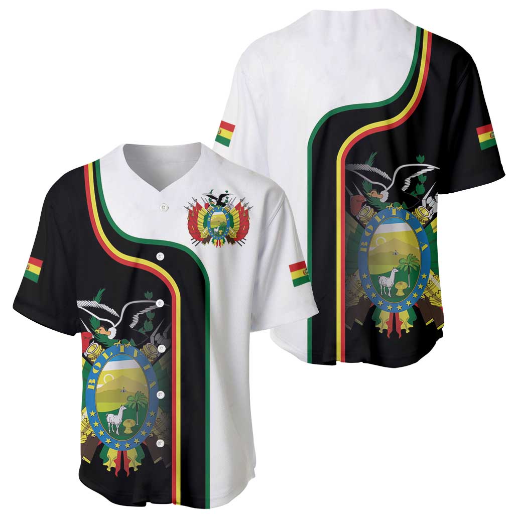 Bolivia Simple Coat of Arm Baseball Jersey