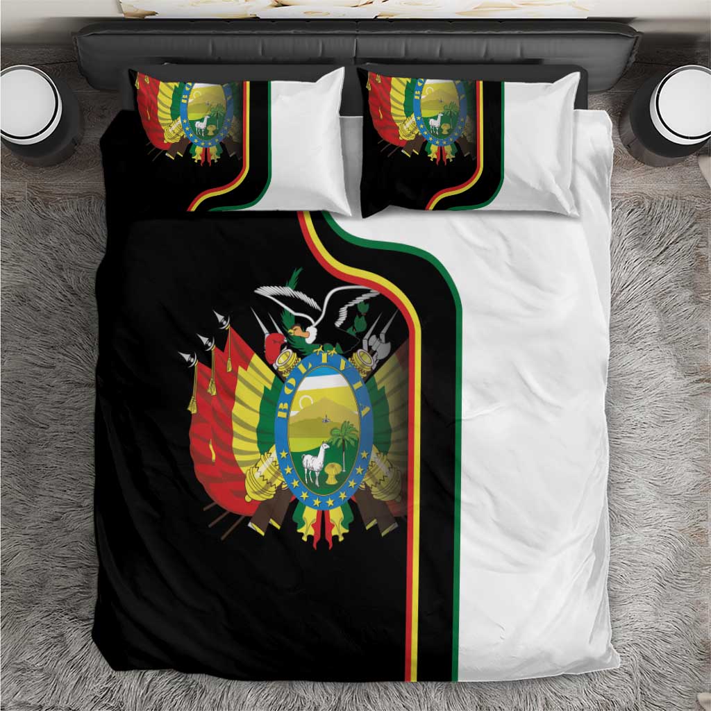 Bolivia Simple Coat of Arm Bedding Set