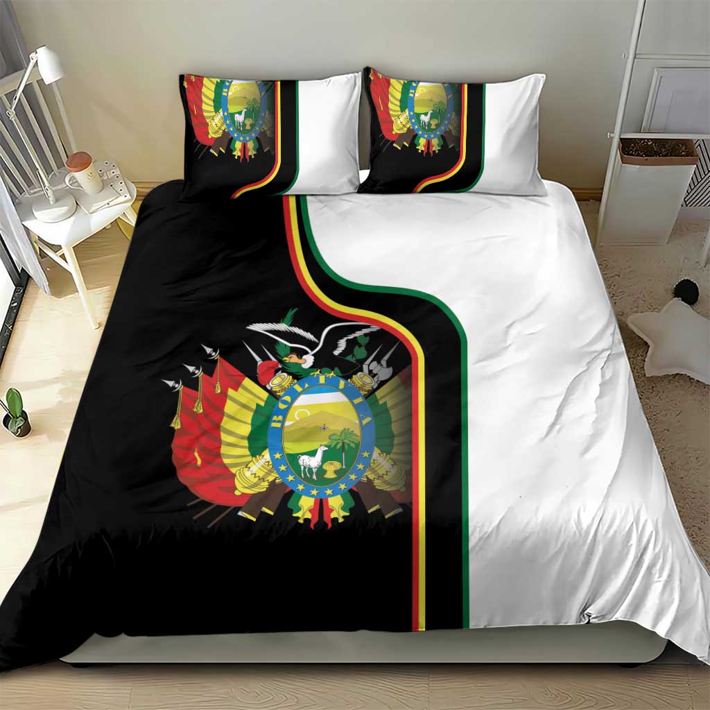 Bolivia Simple Coat of Arm Bedding Set
