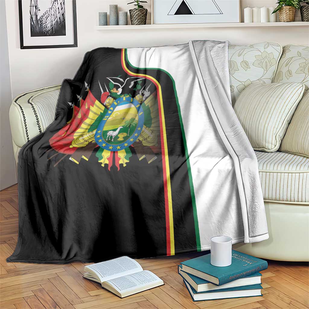 Bolivia Simple Coat of Arm Blanket