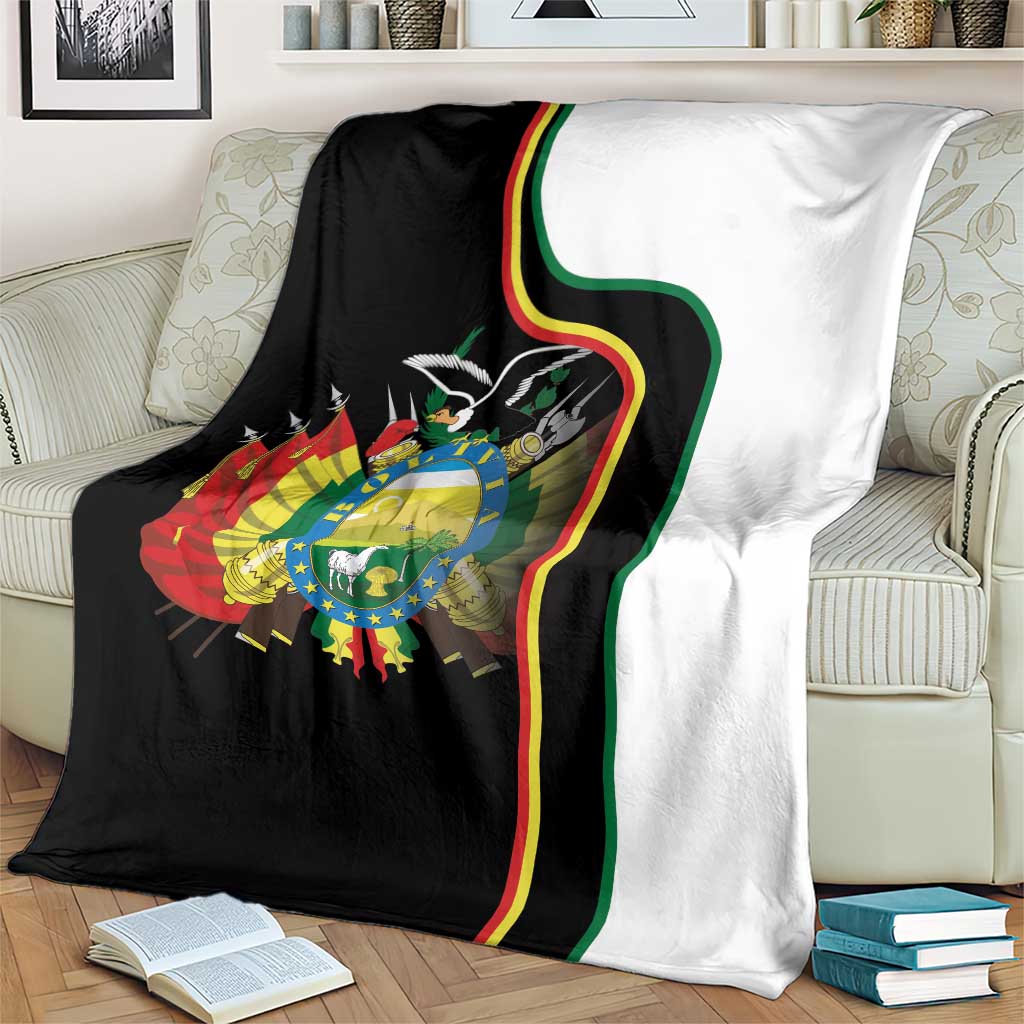 Bolivia Simple Coat of Arm Blanket