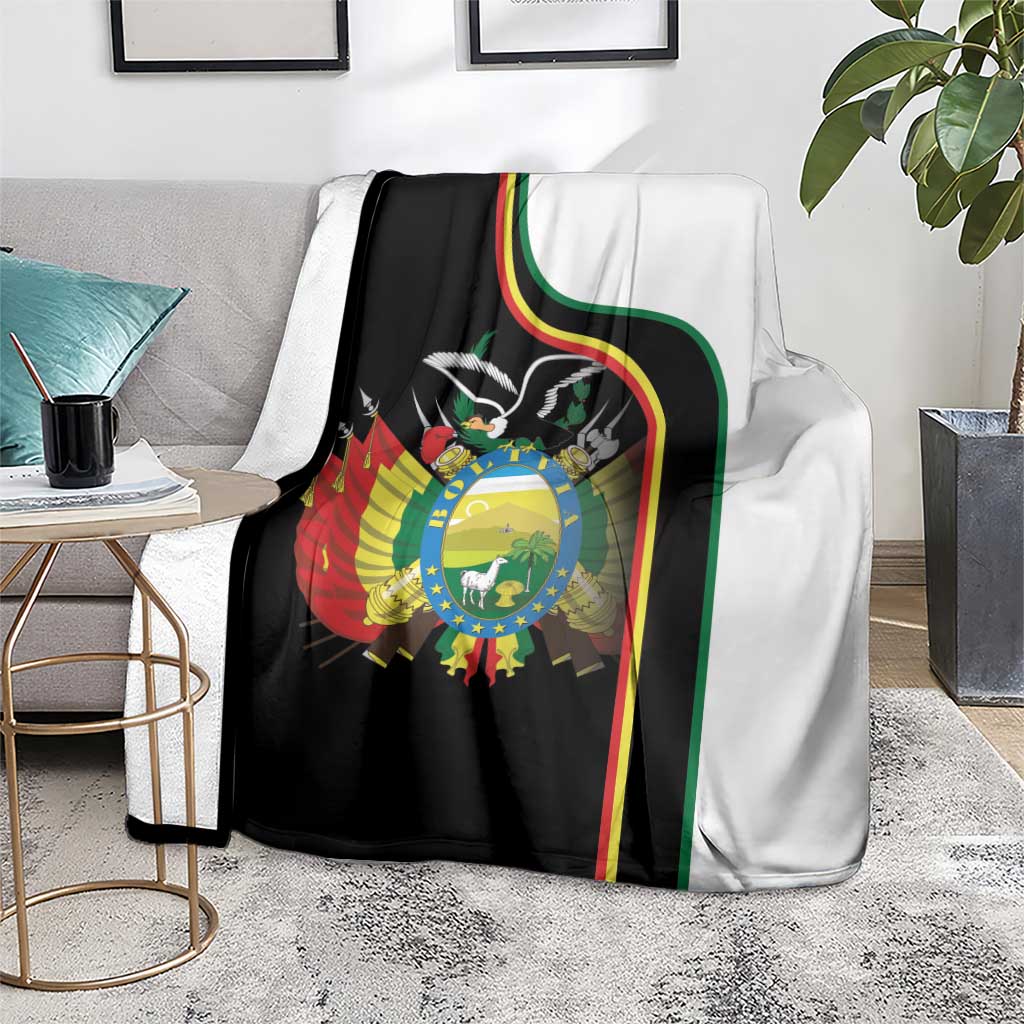 Bolivia Simple Coat of Arm Blanket