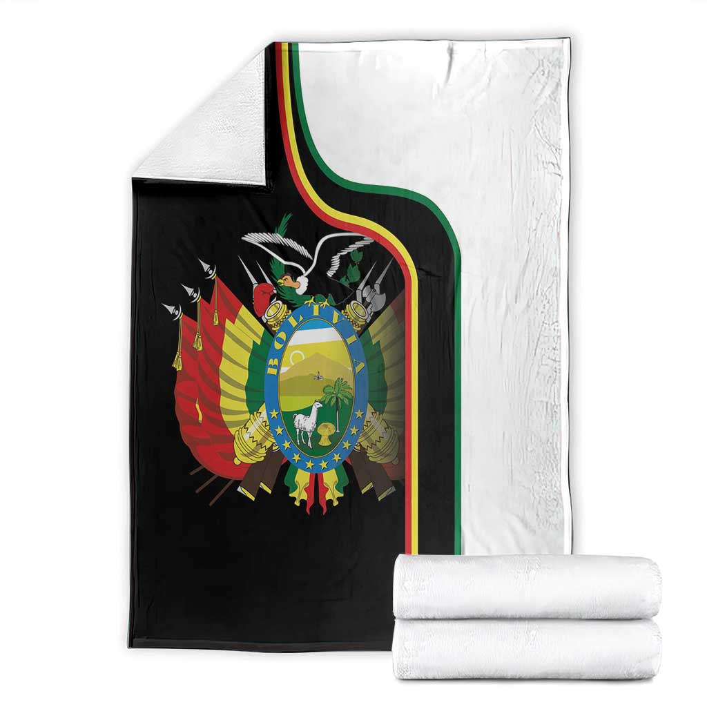 Bolivia Simple Coat of Arm Blanket
