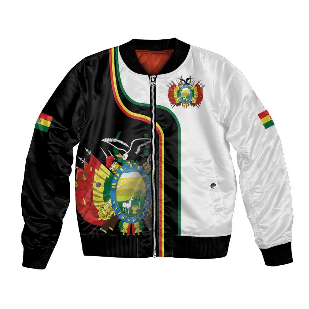 Bolivia Simple Coat of Arm Bomber Jacket