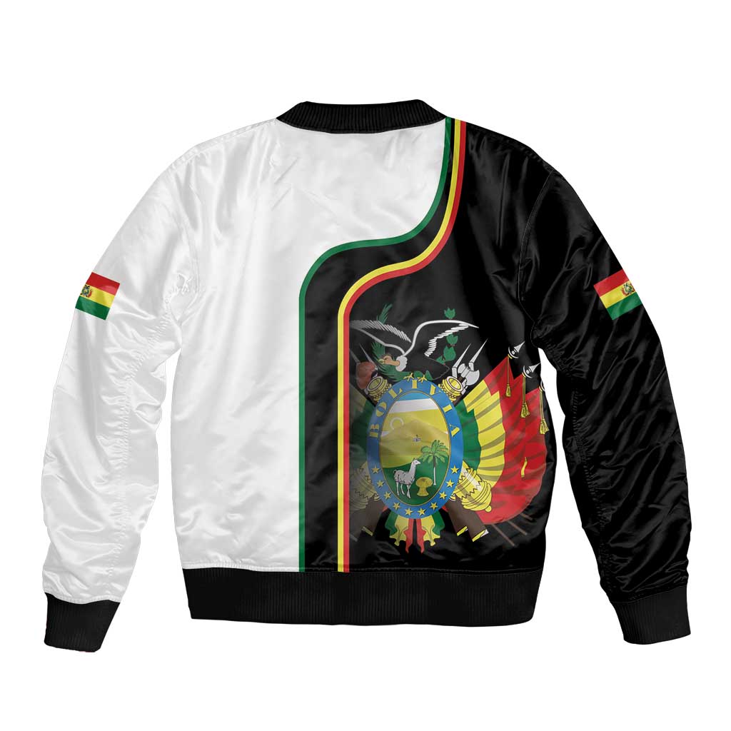 Bolivia Simple Coat of Arm Bomber Jacket