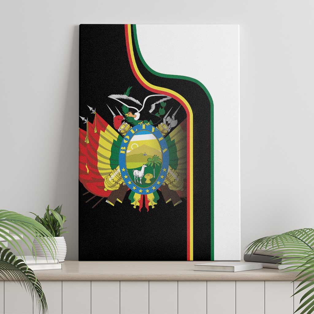 Bolivia Simple Coat of Arm Canvas Wall Art