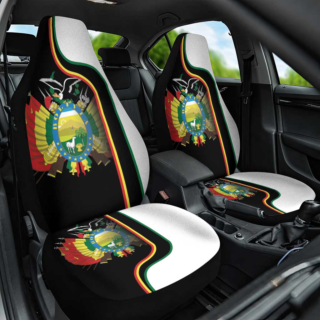 Bolivia Simple Coat of Arm Car Seat Cover