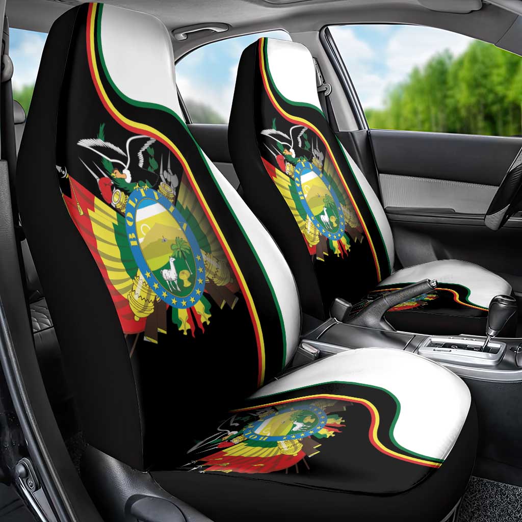 Bolivia Simple Coat of Arm Car Seat Cover