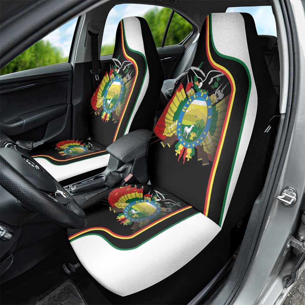 Bolivia Simple Coat of Arm Car Seat Cover