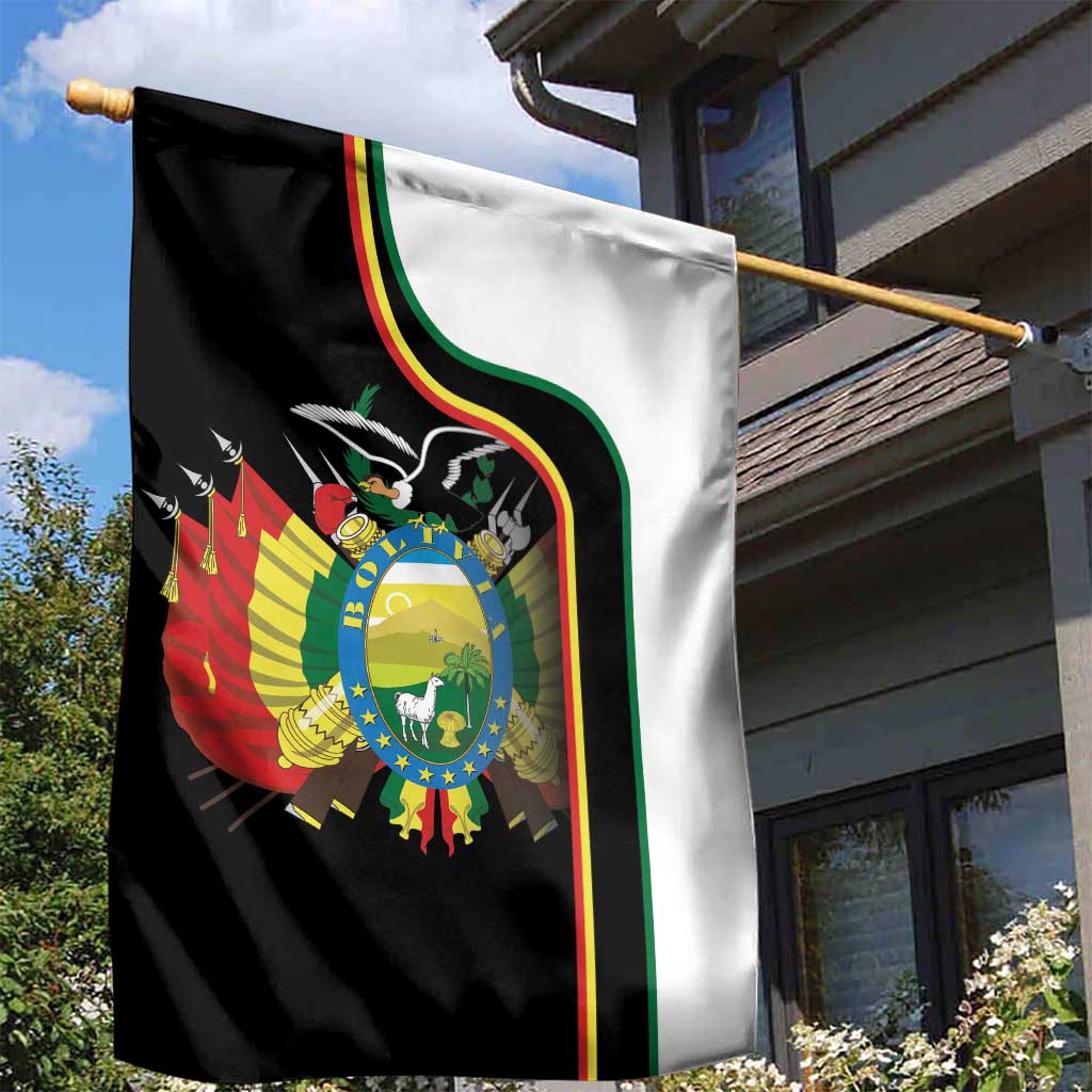 Bolivia Simple Coat of Arm Garden Flag