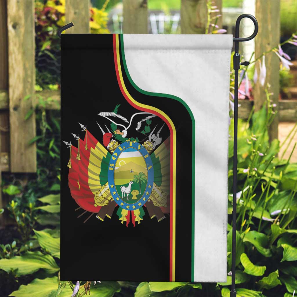 Bolivia Simple Coat of Arm Garden Flag