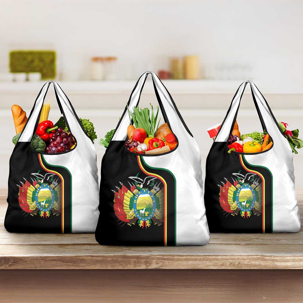 Bolivia Simple Coat of Arm Grocery Bag