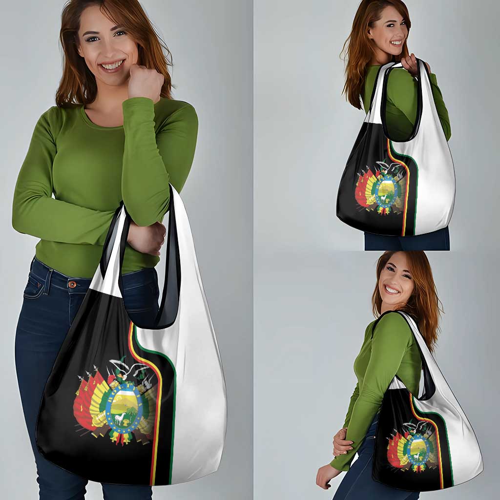 Bolivia Simple Coat of Arm Grocery Bag