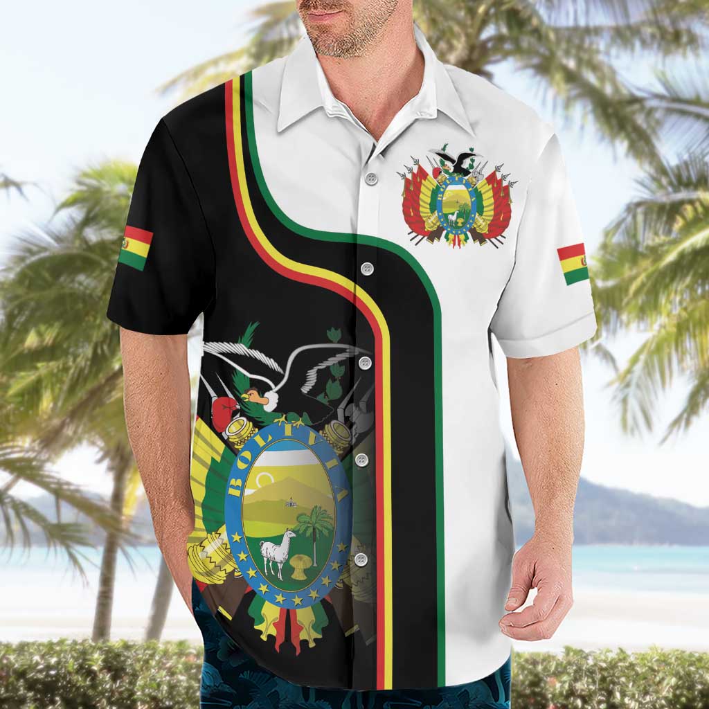 Bolivia Simple Coat of Arm Hawaiian Shirt