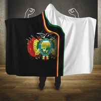 Bolivia Simple Coat of Arm Hooded Blanket