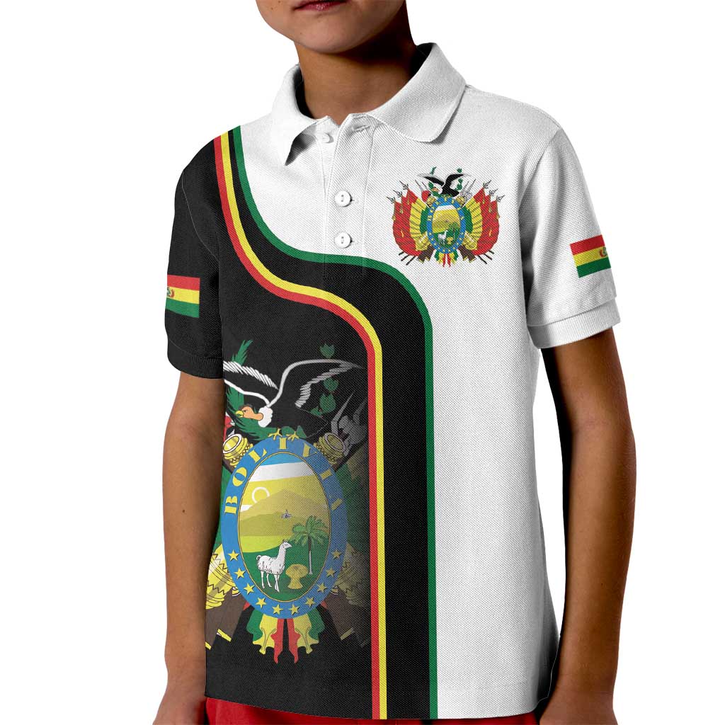 Bolivia Simple Coat of Arm Kid Polo Shirt