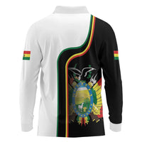 Bolivia Simple Coat of Arm Long Sleeve Polo Shirt