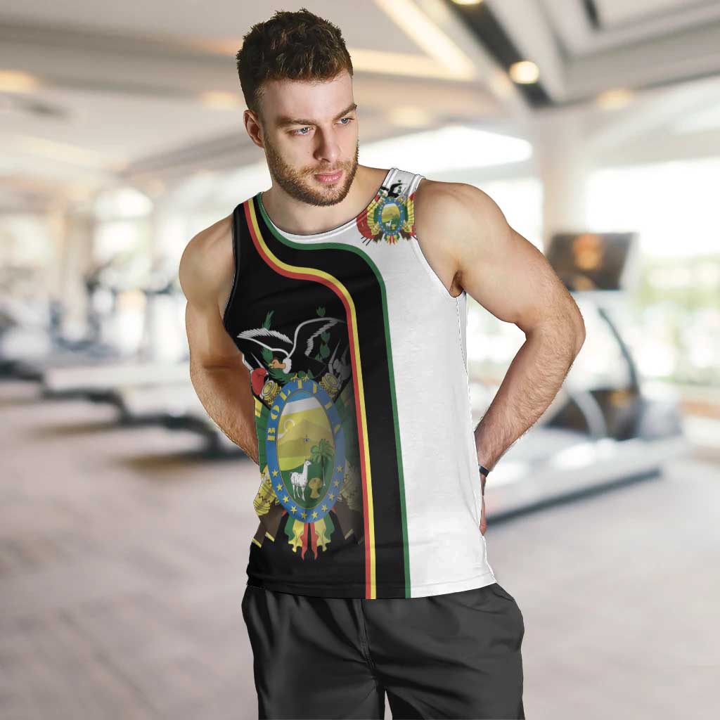 Bolivia Simple Coat of Arm Men Tank Top