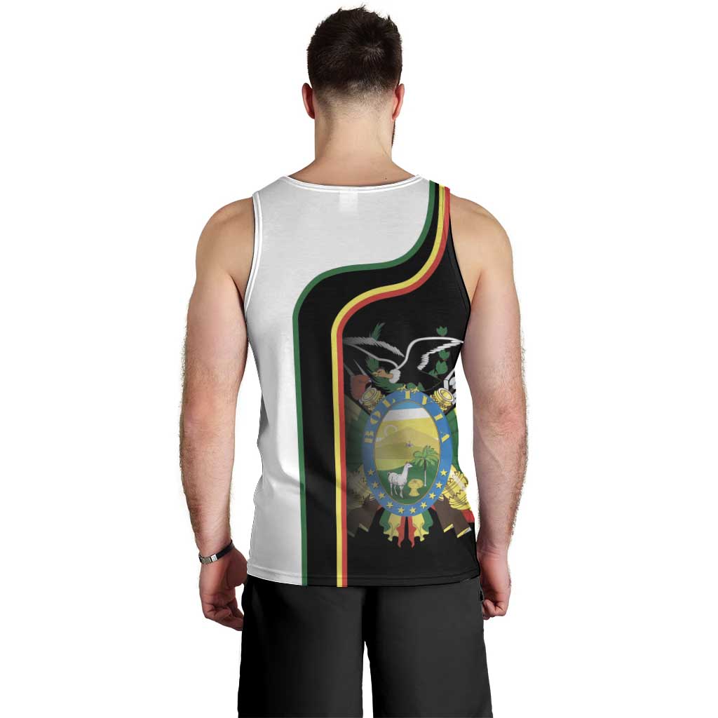 Bolivia Simple Coat of Arm Men Tank Top