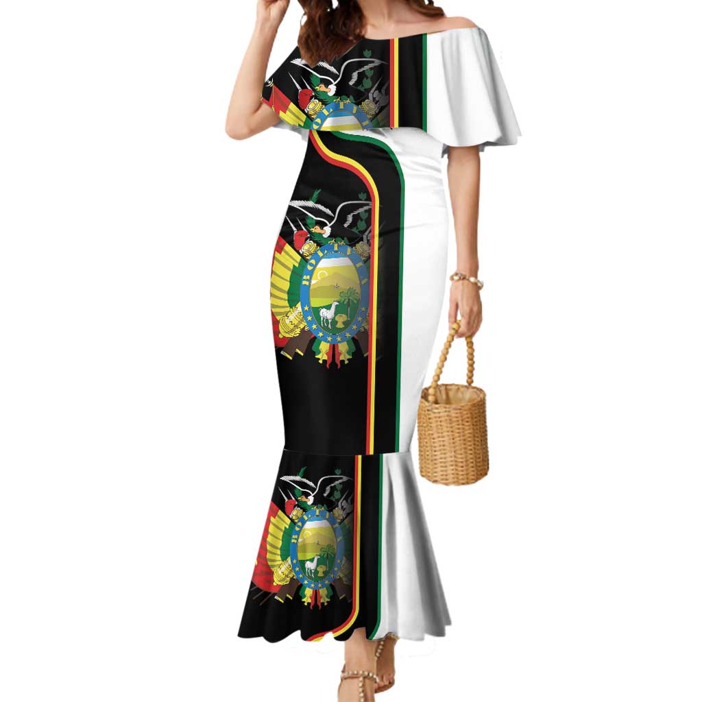 Bolivia Simple Coat of Arm Mermaid Dress